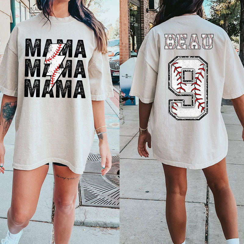 Custom Baseball/Softball Mom Shirt to Show Your Love or Support for Your child