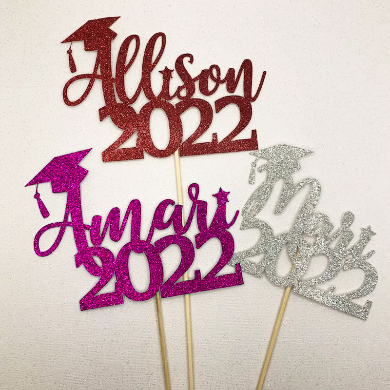 2022 Graduation Centerpiece Table Decor  Cake Topper