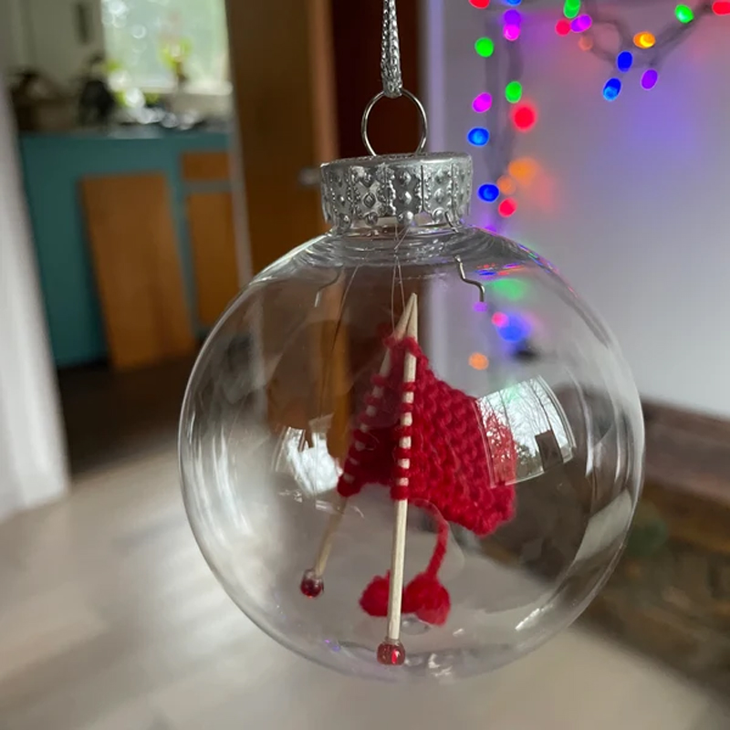 2024 Christmas Knitting Ornament Holiday Decor Gifts 