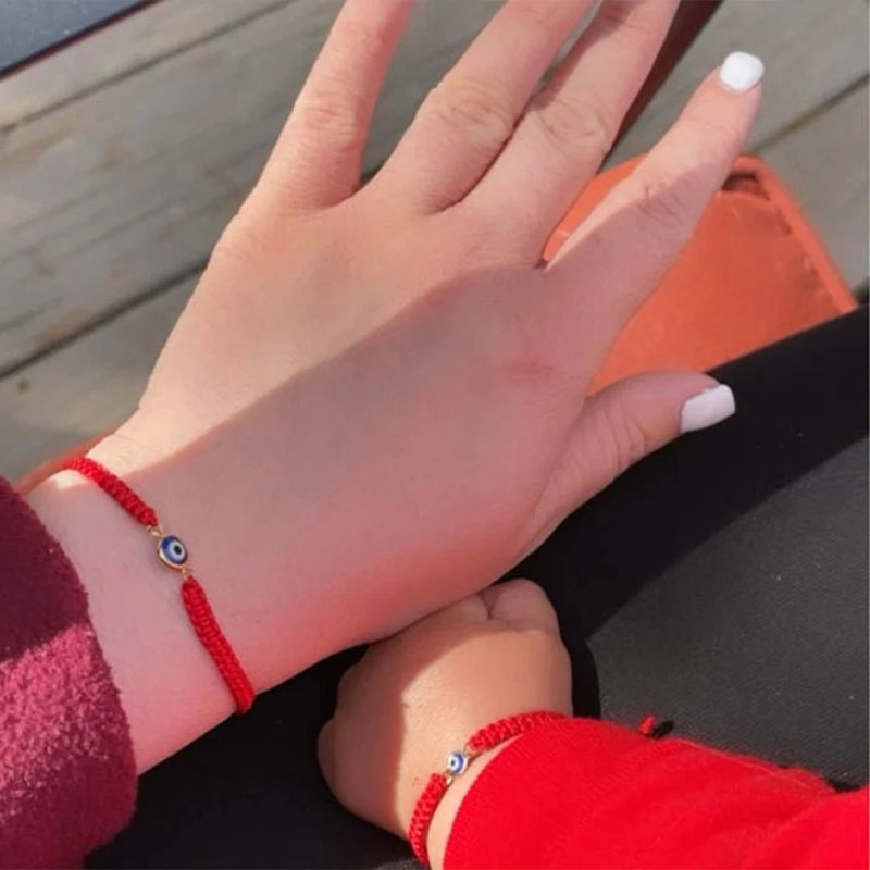 Baby Evil Eye Bracelet with Matching Mom or Family Bracelet perfect Baby Gifts