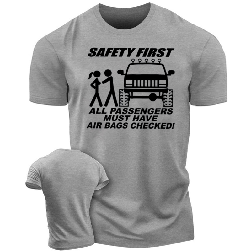 All Passengers Must Have Air Bags Checked -Jeep quotes Tshirt