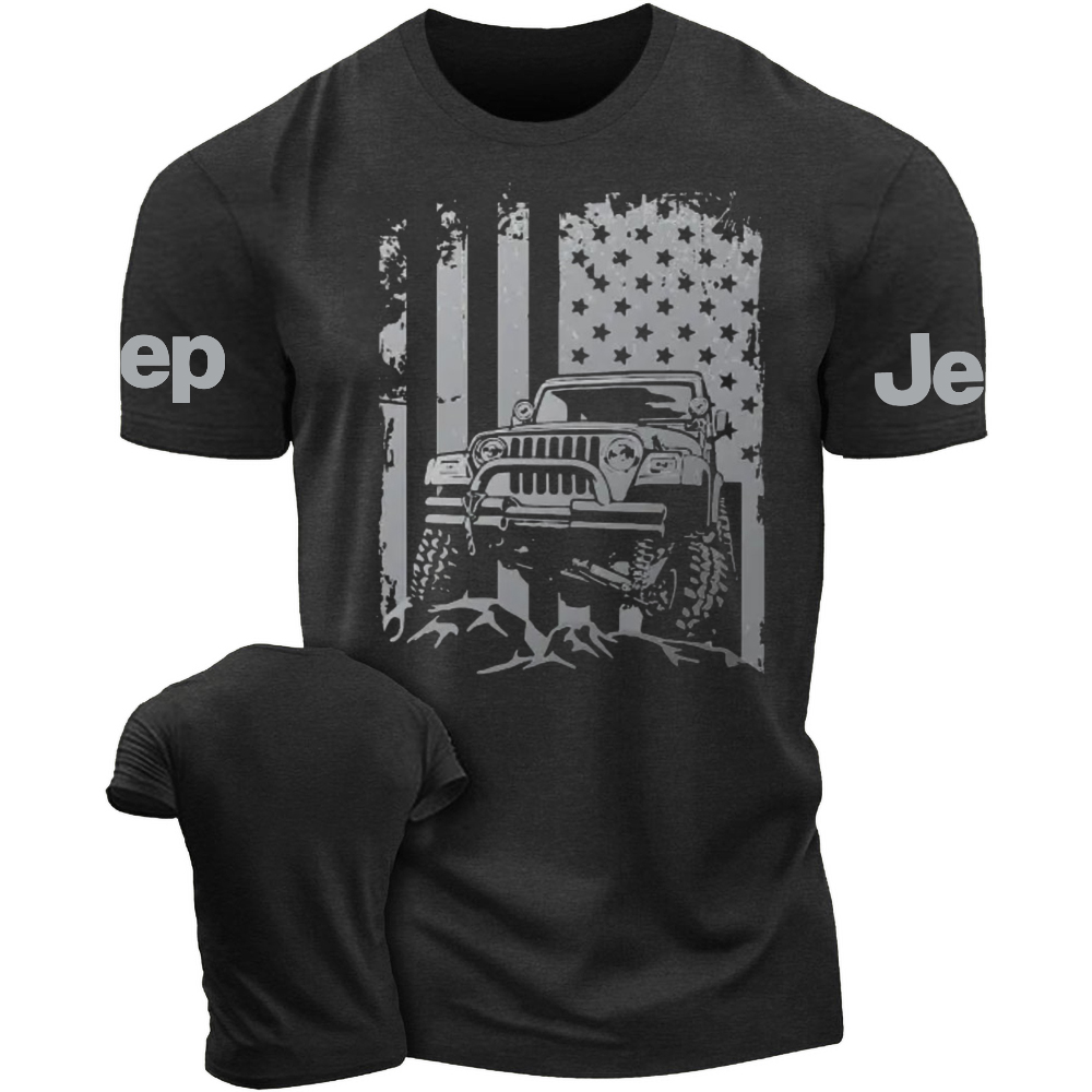 American US Flag Jps adventure lifestyle T-Shirt