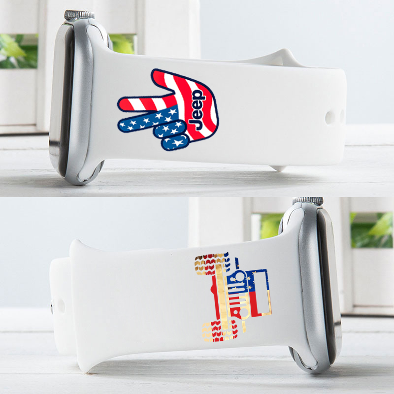 American flag jeep wave Apple Watch Band