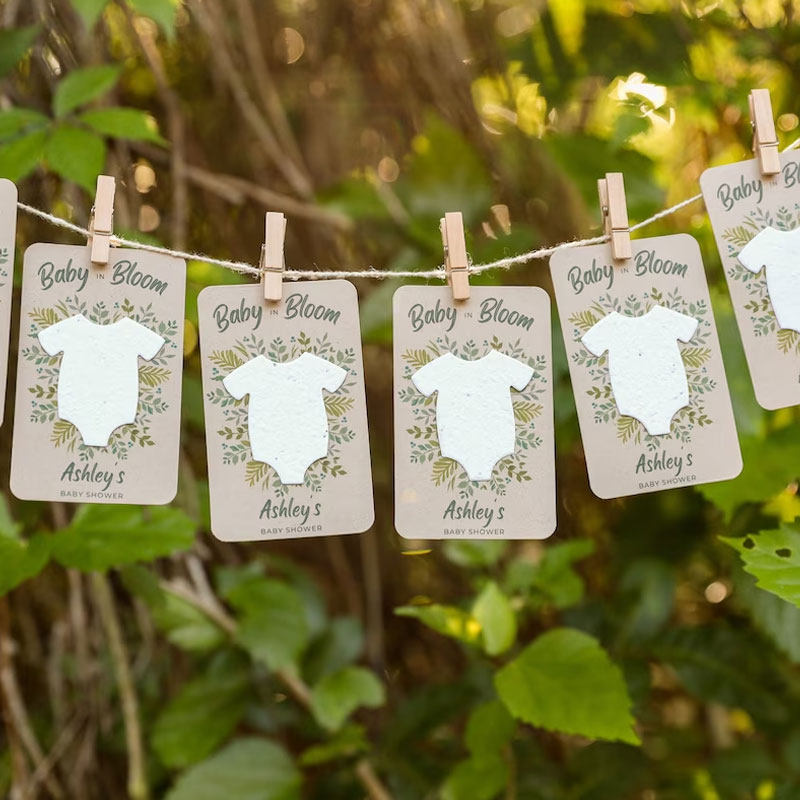 Baby Shower Favors - Wildflower Seed Packets