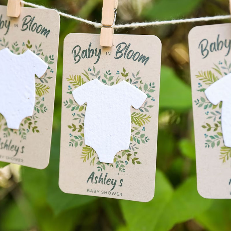 Baby Shower Favors - Wildflower Seed Packets