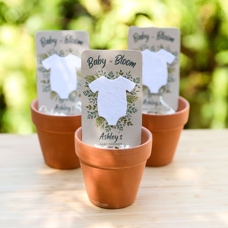 Baby Shower Favors - Wildflower Seed Packets