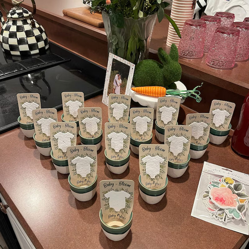 Baby Shower Favors - Wildflower Seed Packets