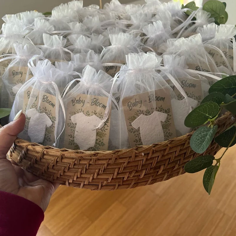 Baby Shower Favors - Wildflower Seed Packets