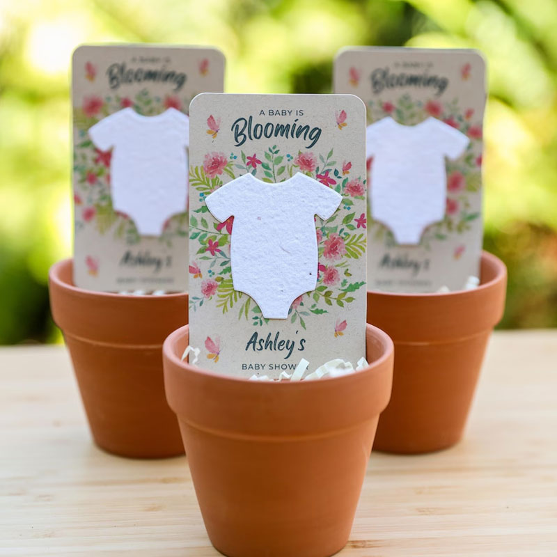 Baby Shower Favors - Wildflower Seed Packets