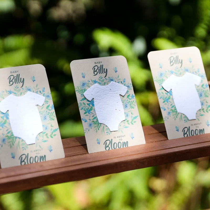 Baby Shower Favors - Wildflower Seed Packets