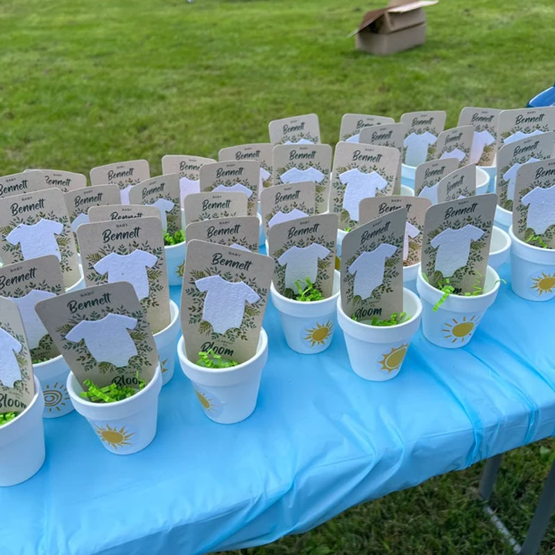 Baby Shower Favors - Wildflower Seed Packets