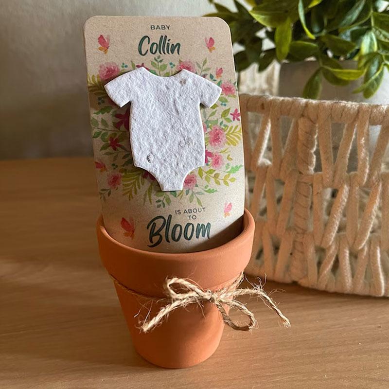 Baby Shower Favors - Wildflower Seed Packets
