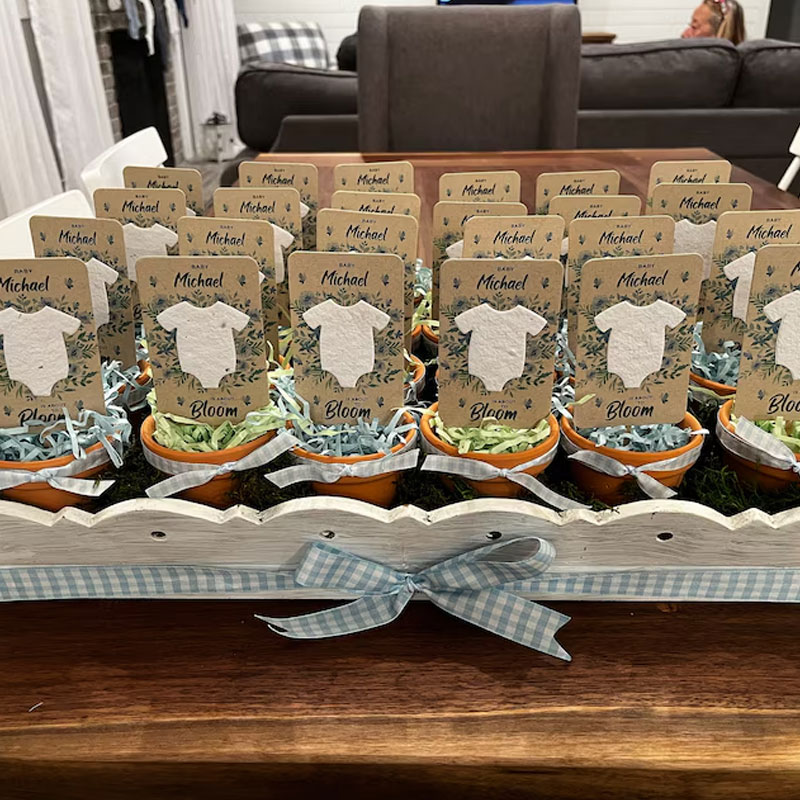 Baby Shower Favors - Wildflower Seed Packets