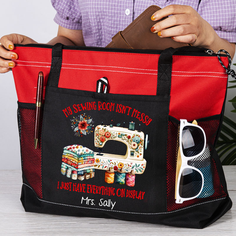 Cute Quilt Bag, Cute Quilt Bag, Sewing Room Not Messy Tote Bag Tote Bag