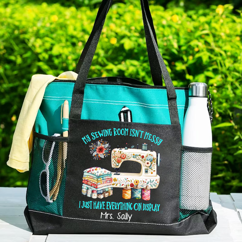 Cute Quilt Bag, Cute Quilt Bag, Sewing Room Not Messy Tote Bag Tote Bag