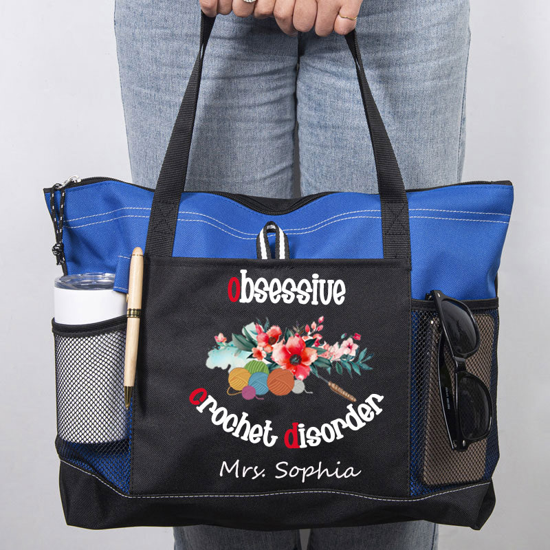Obsessive Crochet Disorder Crochet Lover Tote Bag