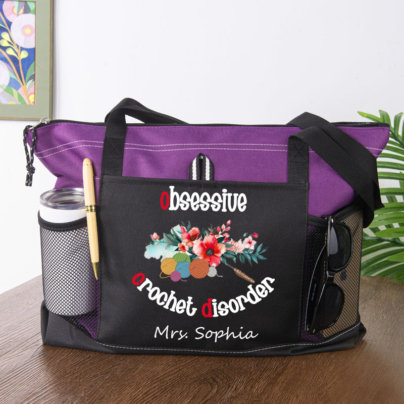 Obsessive Crochet Disorder Crochet Lover Tote Bag