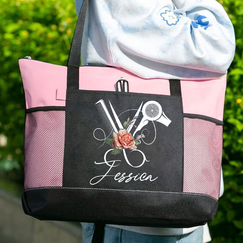 Personalized Hair Stylist Custom Tote Bag
