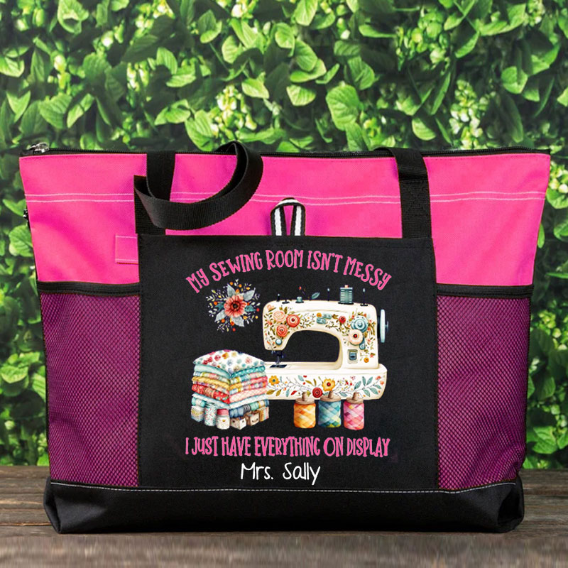 Cute Quilt Bag, Cute Quilt Bag, Sewing Room Not Messy Tote Bag Tote Bag