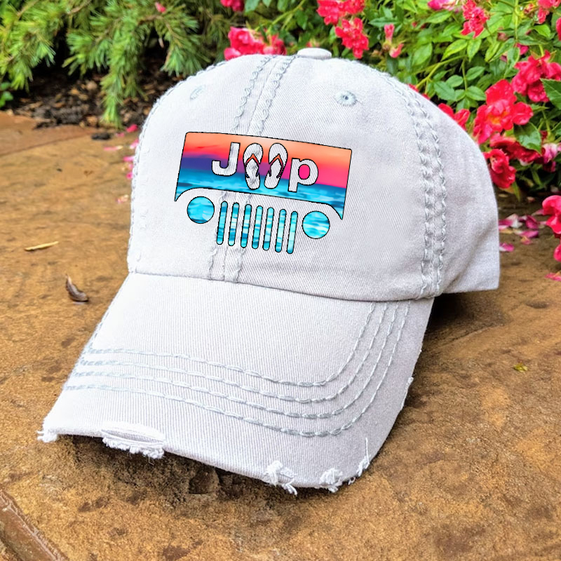Blue Jp Beach Flip Flops - Baseball Cap