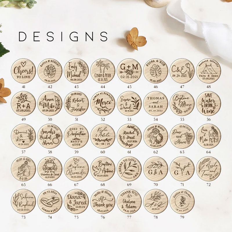 Wine Bottle Stopper Wedding Favors with Thank You Card Personalized Gift for Guests