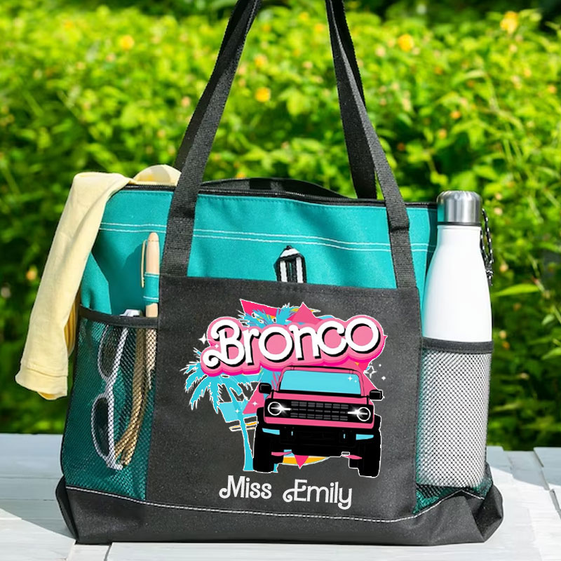 Bronco Girl Tote Bag