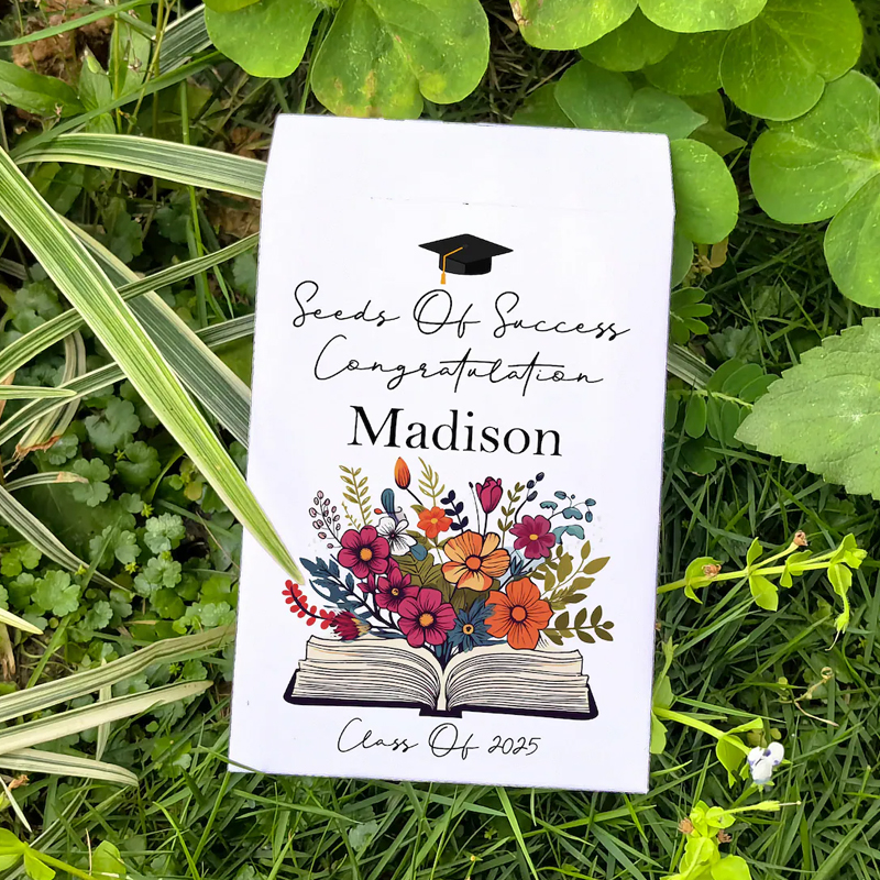 Bulk Graduation Gift Seed packet Custom Grad Party Favor