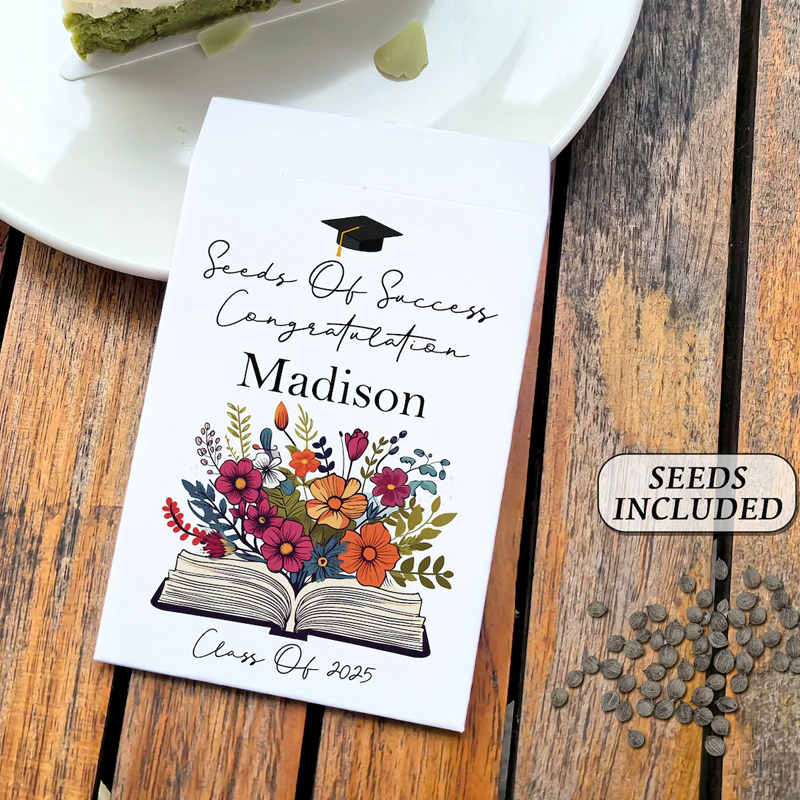 Bulk Graduation Gift Seed packet Custom Grad Party Favor