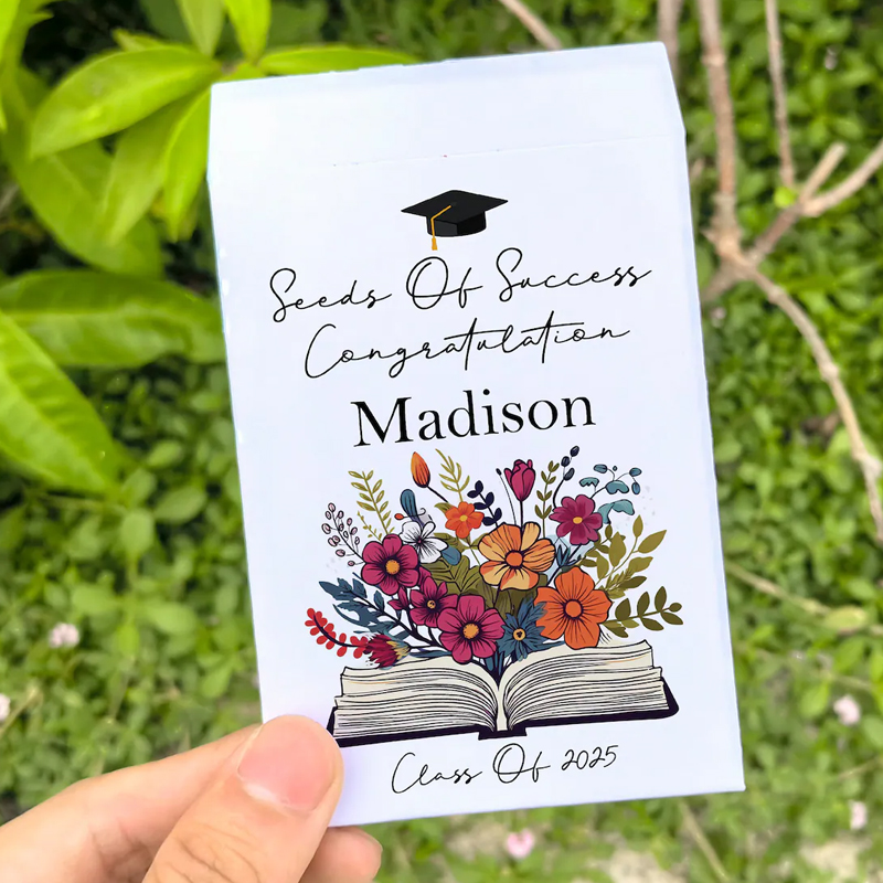 Bulk Graduation Gift Seed packet Custom Grad Party Favor