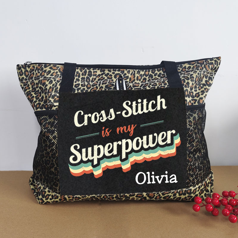 Cross-Stitch is My Superpower Tote Bag