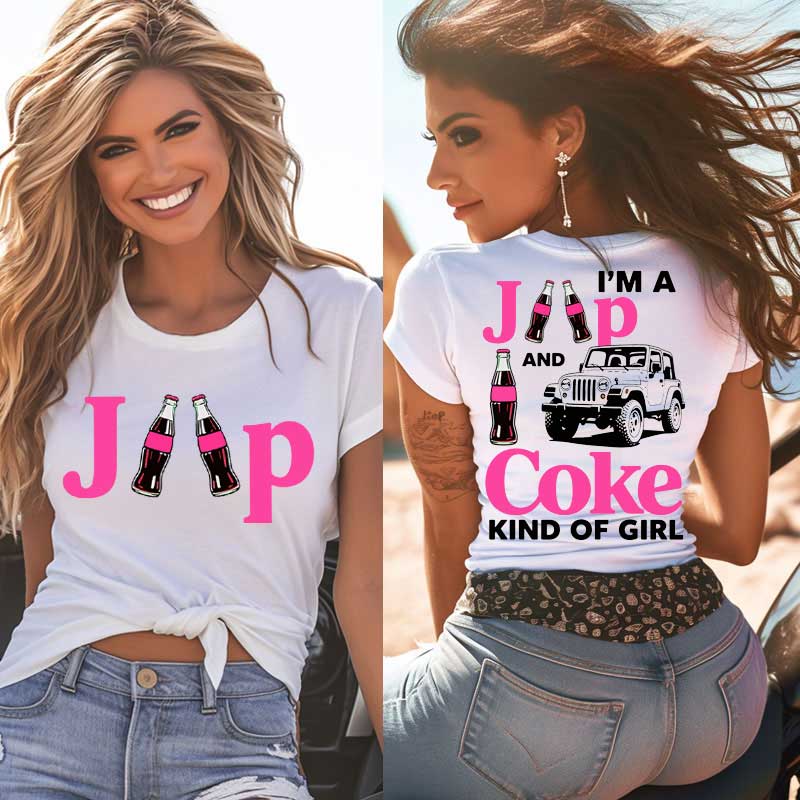 Coke And Jeep Kind of Girl Tshirt