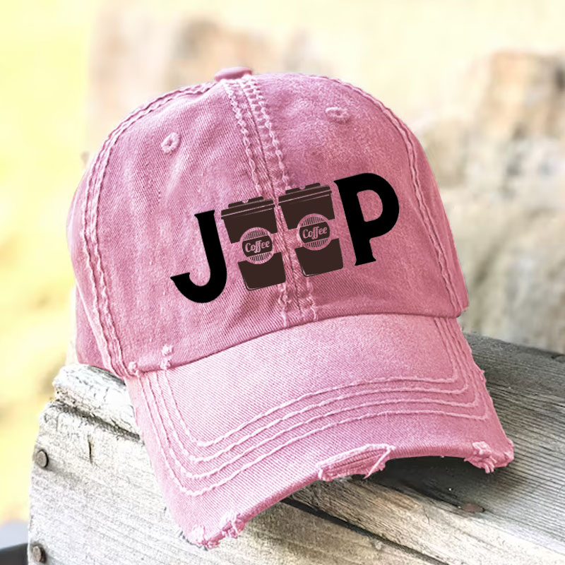 Jeep & Coffee Baseball Cap