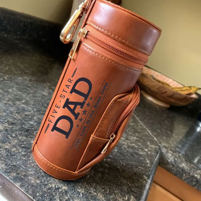 Custom Cigar Humidor Case Leather Gift Fathers Day Gift