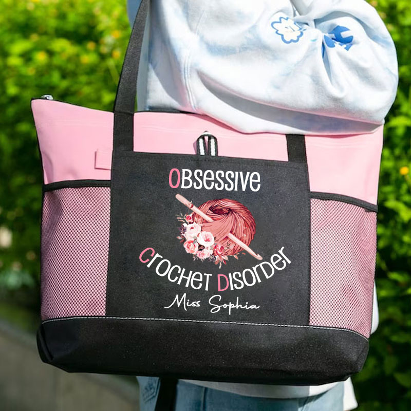 Crochet LoverTote Bag obsessive crochet disorder
