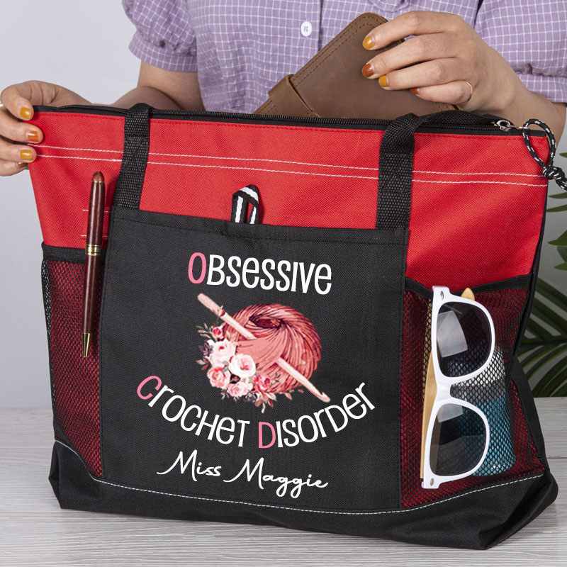 Crochet LoverTote Bag obsessive crochet disorder
