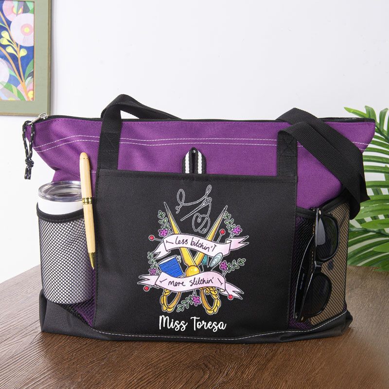 Cross Stitch Project Bag Sewing Gifts Tote