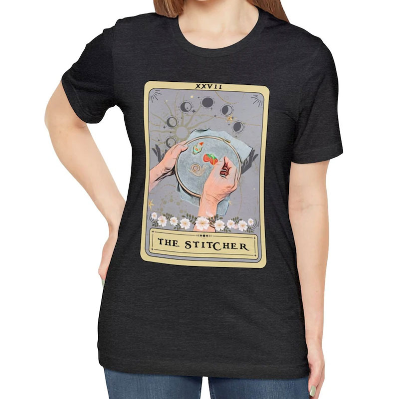 Cross Stitch Shirt The Stitcher Tarot Card T Shirt