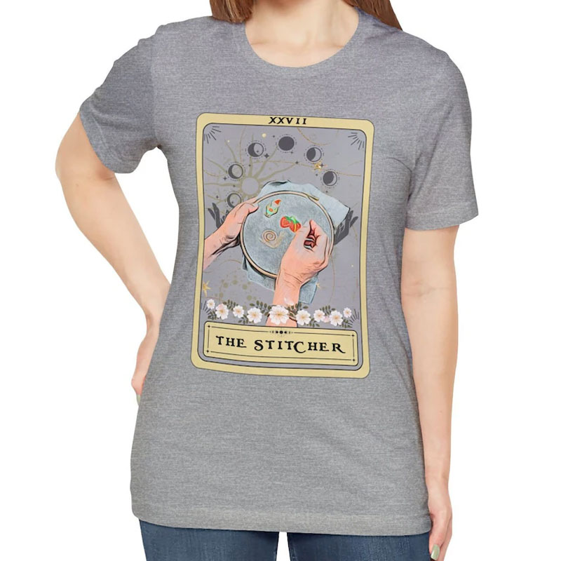 Cross Stitch Shirt The Stitcher Tarot Card T Shirt