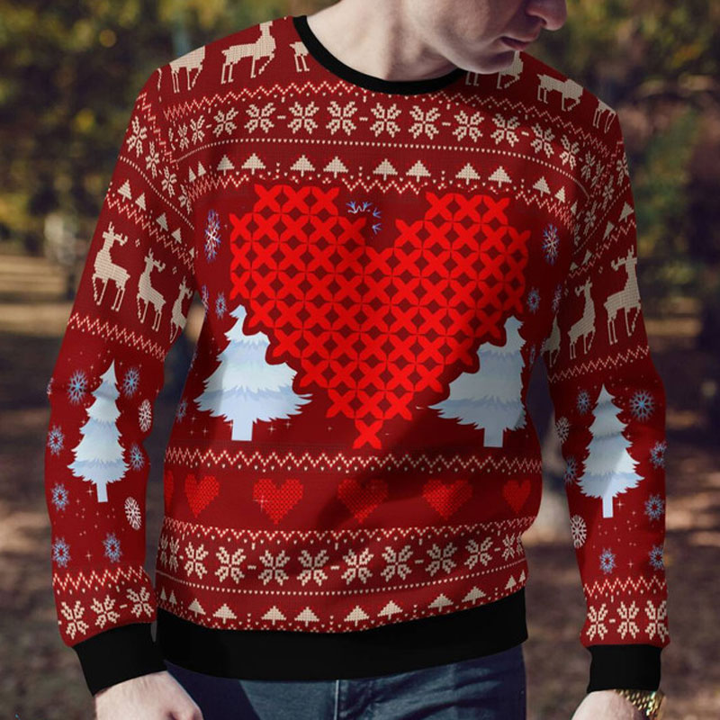 Cross Stitch Ugly Christmas Sweater