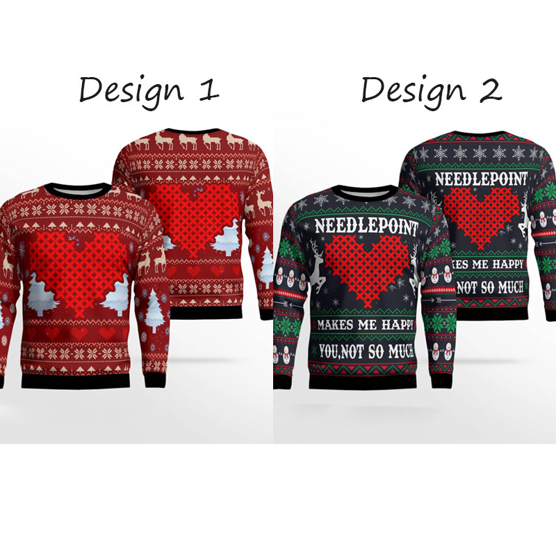 Cross Stitch Ugly Christmas Sweater