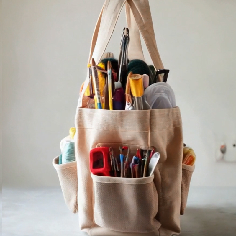 Custom Crochet Lovers Tote Bag Handbag