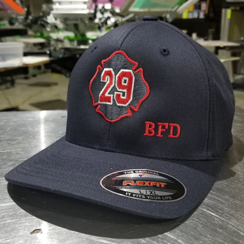 Custom Firefighter Badge Hat
