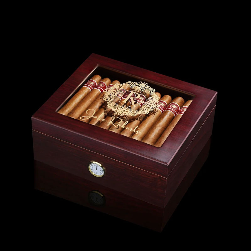 Custom Glass Cigar Humidor Gift