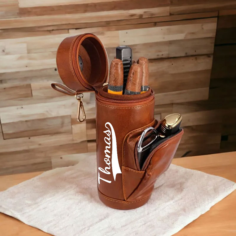 Custom Men's Cigar Humidor Case Gift For Men