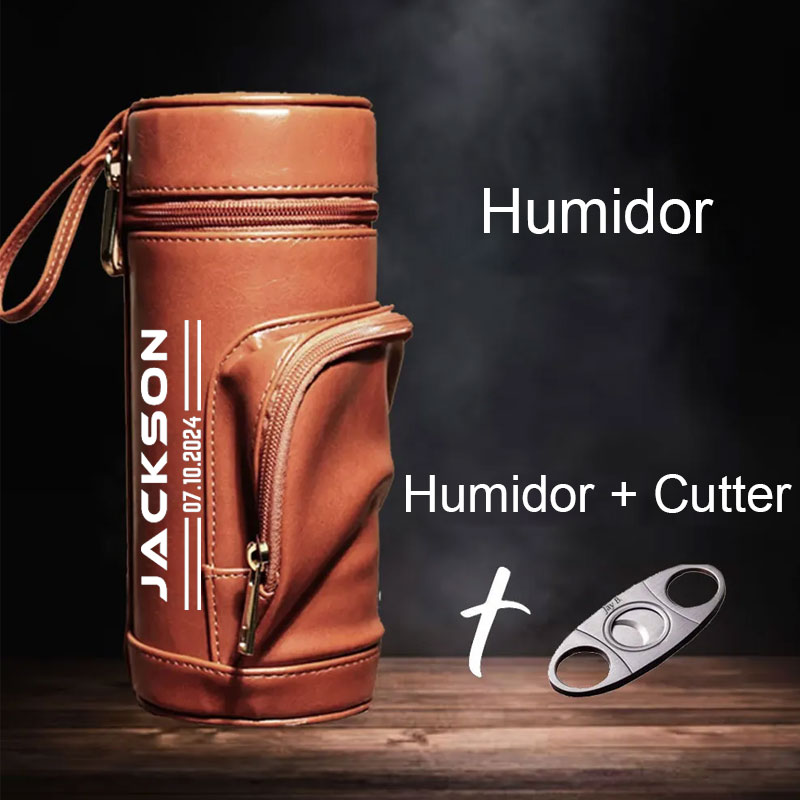 Custom Men's Cigar Humidor Case Gift For Men