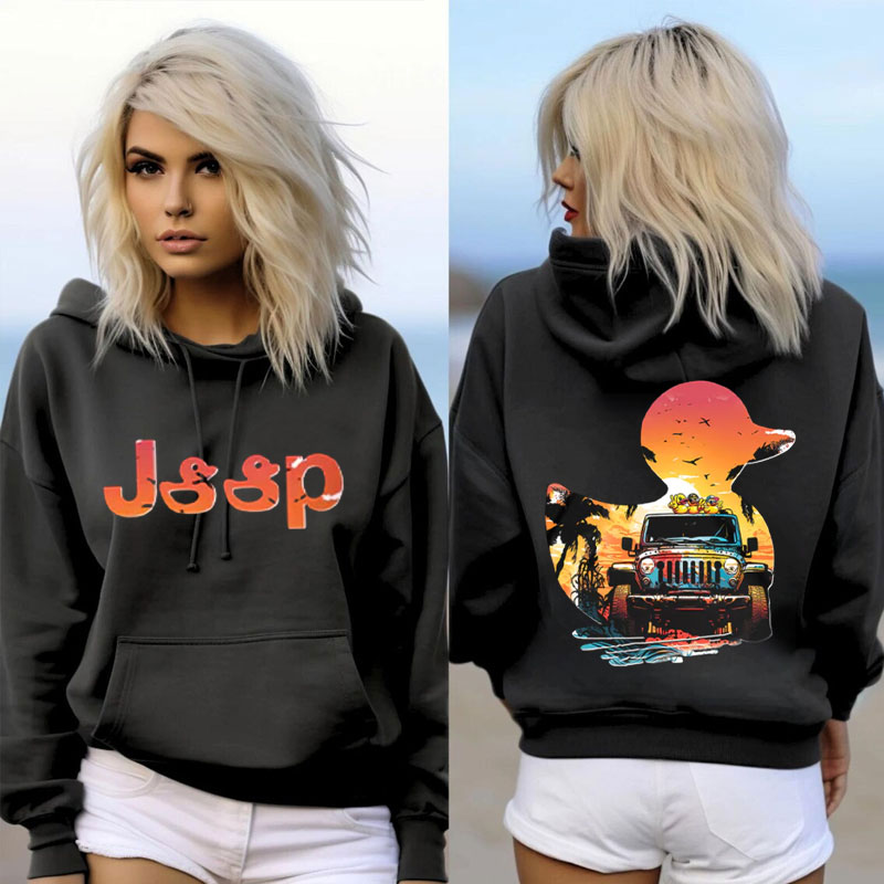 Duck Wave Jeep Oversized Hoodie