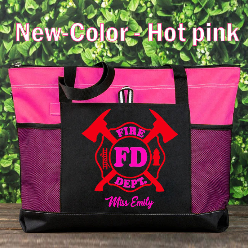 Fire department crossed axe firefighter Tote Bag