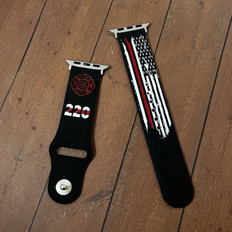 FireFighter Thin Red Line Apple Watch Band