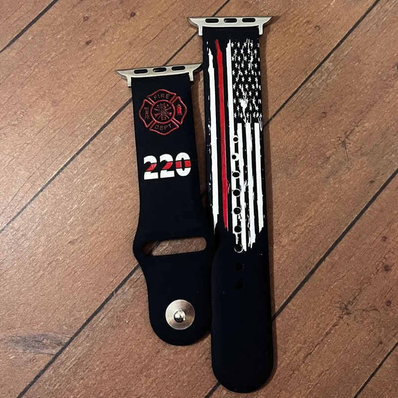 FireFighter Thin Red Line Apple Watch Band