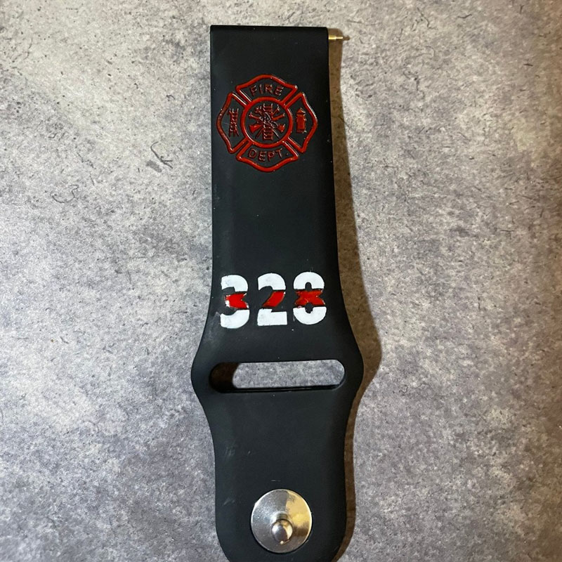 FireFighter Thin Red Line Apple Watch Band